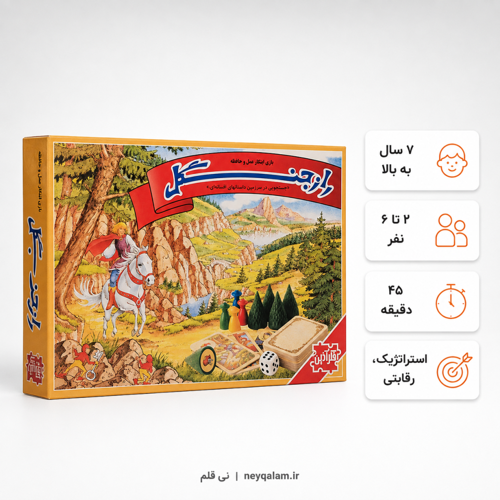 بازی فکری راز جنگل فکر آذین