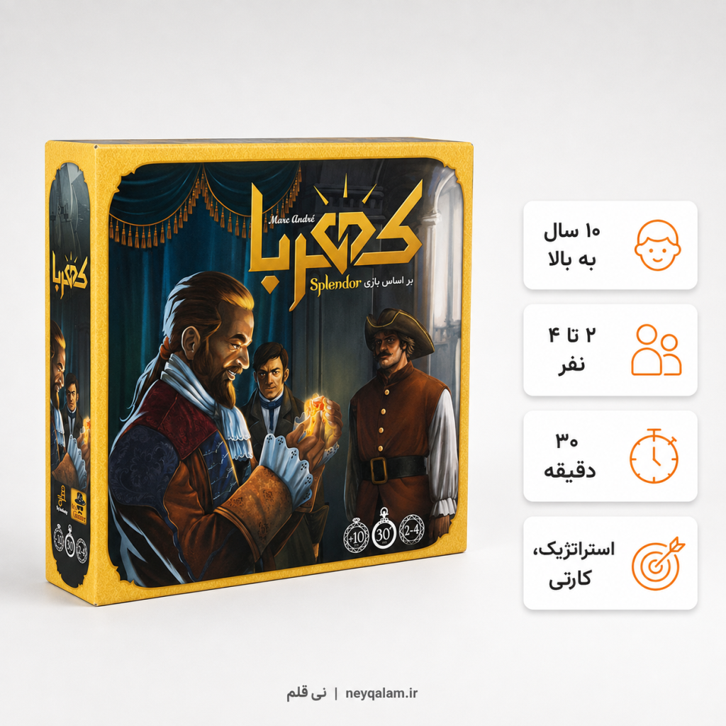 بازی فکری کهربا (نسخه ایرانی بازی Splendor)